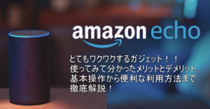 【2020年最新】Amazon Echo（アマゾンエコー）購入レビュー。使い方、最新シリーズEcho Showも合わせて徹底解説！