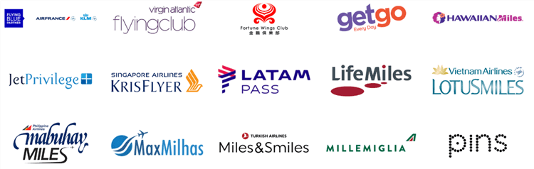 カリゴ提携航空会社2