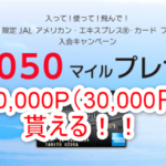 JALマイルを本気で貯めるならJALプラチナカード!!今なら発行利用で30,000円分と最大16,050JALマイルが貰える!!