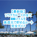 【2020年版】ソラチカルートは81%でANAマイル交換出来たルートで現在は利用不可!最新の交換ルートとは?
