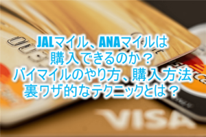JALマイル、ANAマイルの購入方法！？バイマイル（バイポイント）のやり方と利用方法！短期間で貯める裏ワザ！！