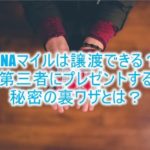 ANAマイルは家族や友達に譲渡できる?第三者にプレゼントしたいときの裏技とは?