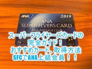 2025年最新版!ANAスーパーフライヤーズカード(SFC)のメリットまとめ。特典、条件、おすすめのカード完全ガイド!