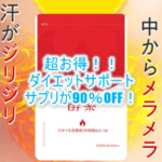 超絶!90%OFFでお得にダイエットサポート!4か月分がたったの1992円で利用が出来ちゃう!!