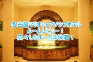 名古屋マリオットアソシアホテルの宿泊記！スタンダードルームのブログレビュー！