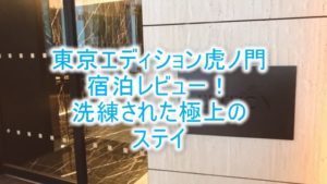 東京エディション虎ノ門のブログレビュー!テラスのついたスタジオテラスが贅沢!プールや東京タワーが見える最強映えホテルの全容!!