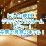 ヒルトン成田、ブログ宿泊記!デラックスプラスルームレビュー!長閑で優雅なホテル!
