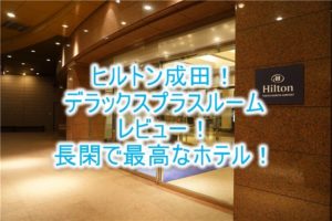 ヒルトン成田、ブログ宿泊記!デラックスプラスルームレビュー!長閑で優雅なホテル!