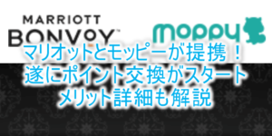 モッピーとマリオットのポイント交換がスタート!交換レート、上限の詳細、本当にお得なのか!?メリットは??