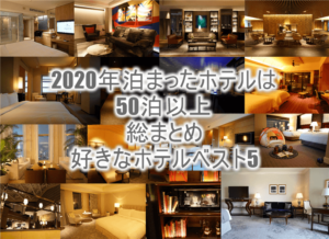 【2020年】陸マイラーとして年間50泊以上したホテルまとめと個人的に好きなホテルベスト5