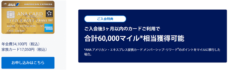 21年7月最新 Anaアメックスの入会キャンペーンで最大66 000anaマイル 最もお得な発行方法とは 平均年収陸マイラーの毎年家族 で海外旅行