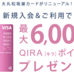 大丸松坂屋カード新規発行利用で10,000円相当&大丸松坂屋のキャンペーンでも6,000円相当!