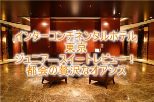 ANAインターコンチネンタルホテル東京の宿泊ブログ的なルームレビュー!都心のスイートルームはめちゃ快適!!