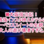 W大阪の宿泊記、ブログ的レビュー!マーベラススイートルーム、インスタ映えなプールから絶品の朝食ダイニングまで徹底まとめ!!