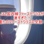 JAL国内線ファーストクラス搭乗記!羽田、那覇の極上フライト!サービス、機内食の全貌!森伊蔵飲み放題!