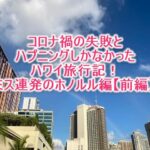 コロナ禍の失敗とハプニングしかなかったハワイ旅行記!ミス連発のホノルル編【前編】