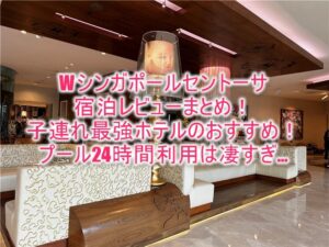 Wシンガポールセントーサのブログレビュー!マーベラススイート、24時間オープンなプールで極上快適ステイ!!
