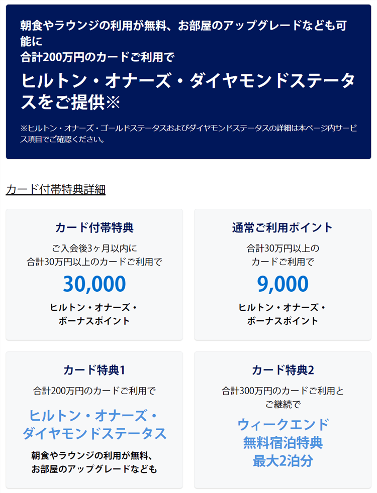 Hiltonヒルトン ダイヤモンドステータス 2023年3月31日まで - 東京都のチケット