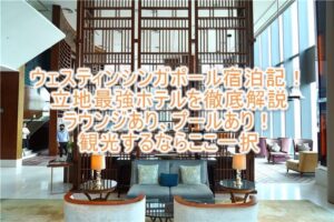 ウェスティン シンガポールのブログレビュー！グランド プレミア キングゲストルーム！ラウンジ、朝食のまとめ！