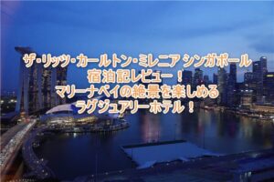 ザ・リッツ・カールトン・ミレニア シンガポールのブログレビュー!プレミアスイートでマリーナベイビューが最高に凄い!