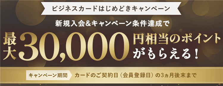 オリコビジネスカードEX Gold for Bizが激アツ！初年度無料で20,000Pと最大30,000円はヤバい！！